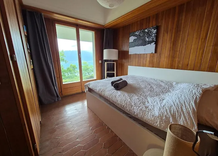 Architect House With Gorgeous View & Wildlife * 몽트뢰